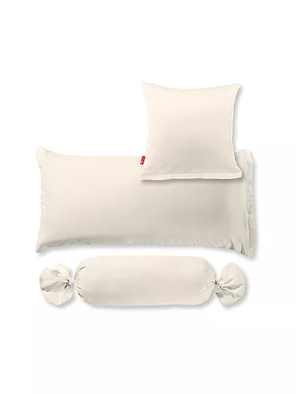 FLEURESSE | Federa per cuscino in raso Royal Uni, set da 2, 40x80 cm, argento | creme